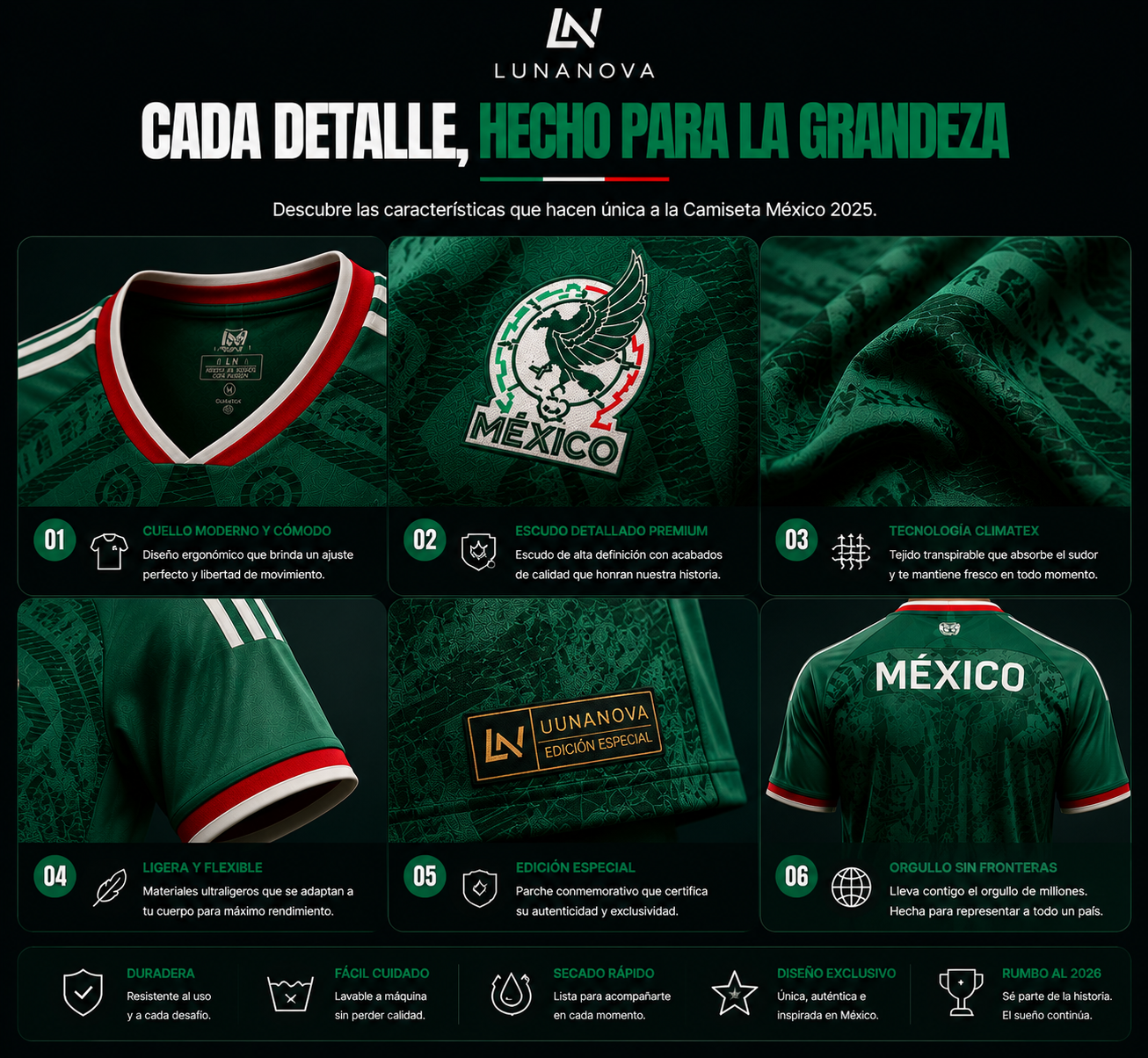 Camiseta Seleción México Hombre