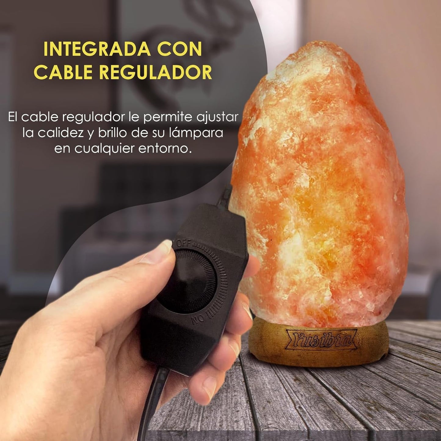 Lámpara de Sal del Himalaya Zenya® 3Kg