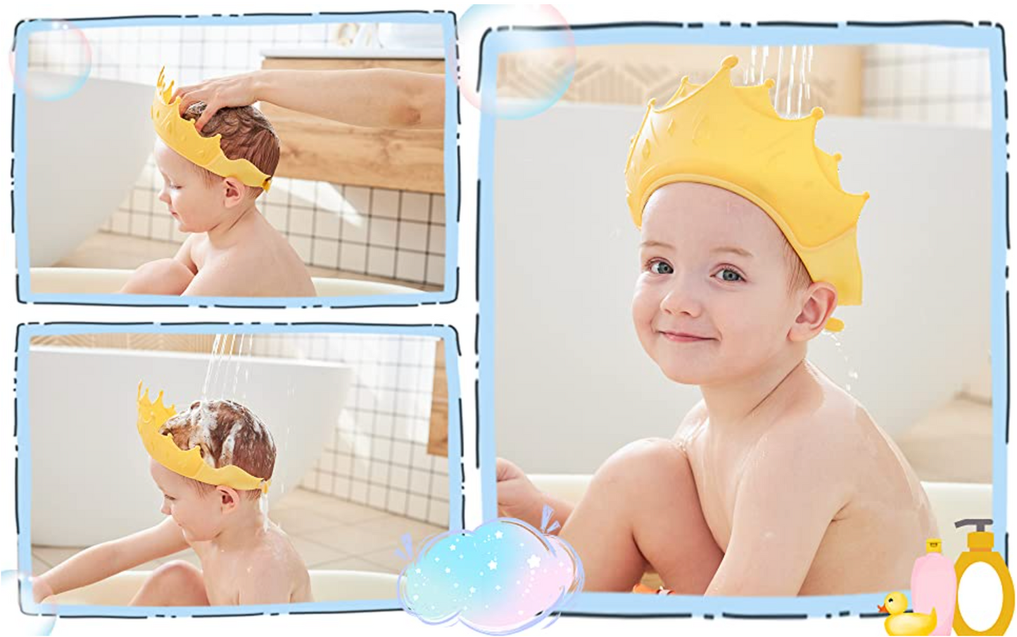 Gorro de ducha para bebés Kidsy®
