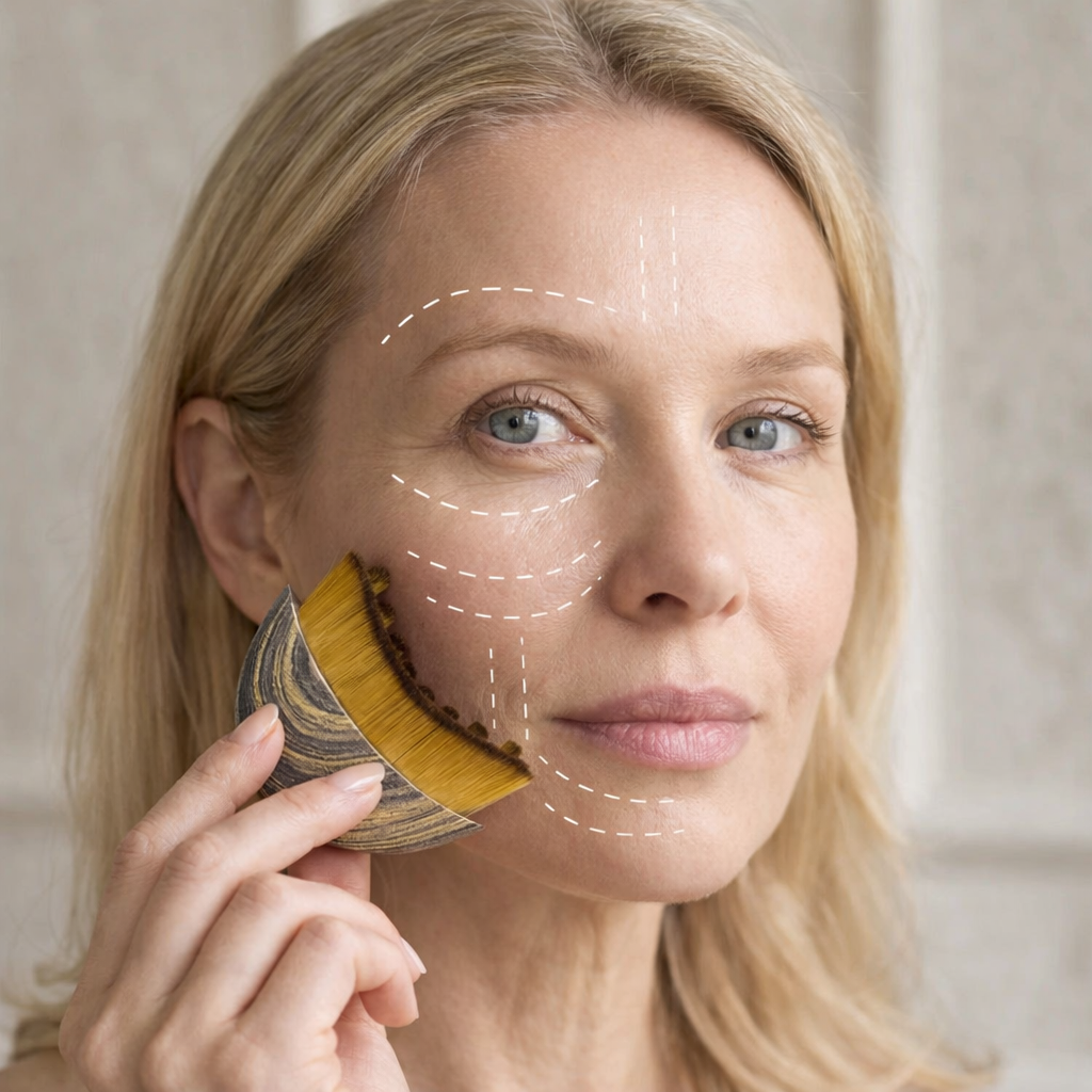 Cepillo Facial Linfático Skintec® (con estuche)