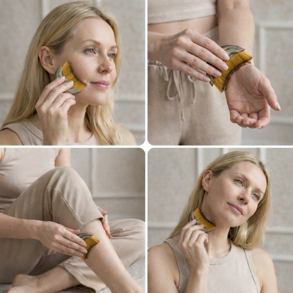 Cepillo Facial Linfático Skintec® (con estuche)