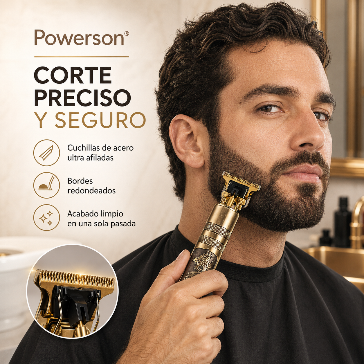 Maquina profesional cortapelo Powerson®