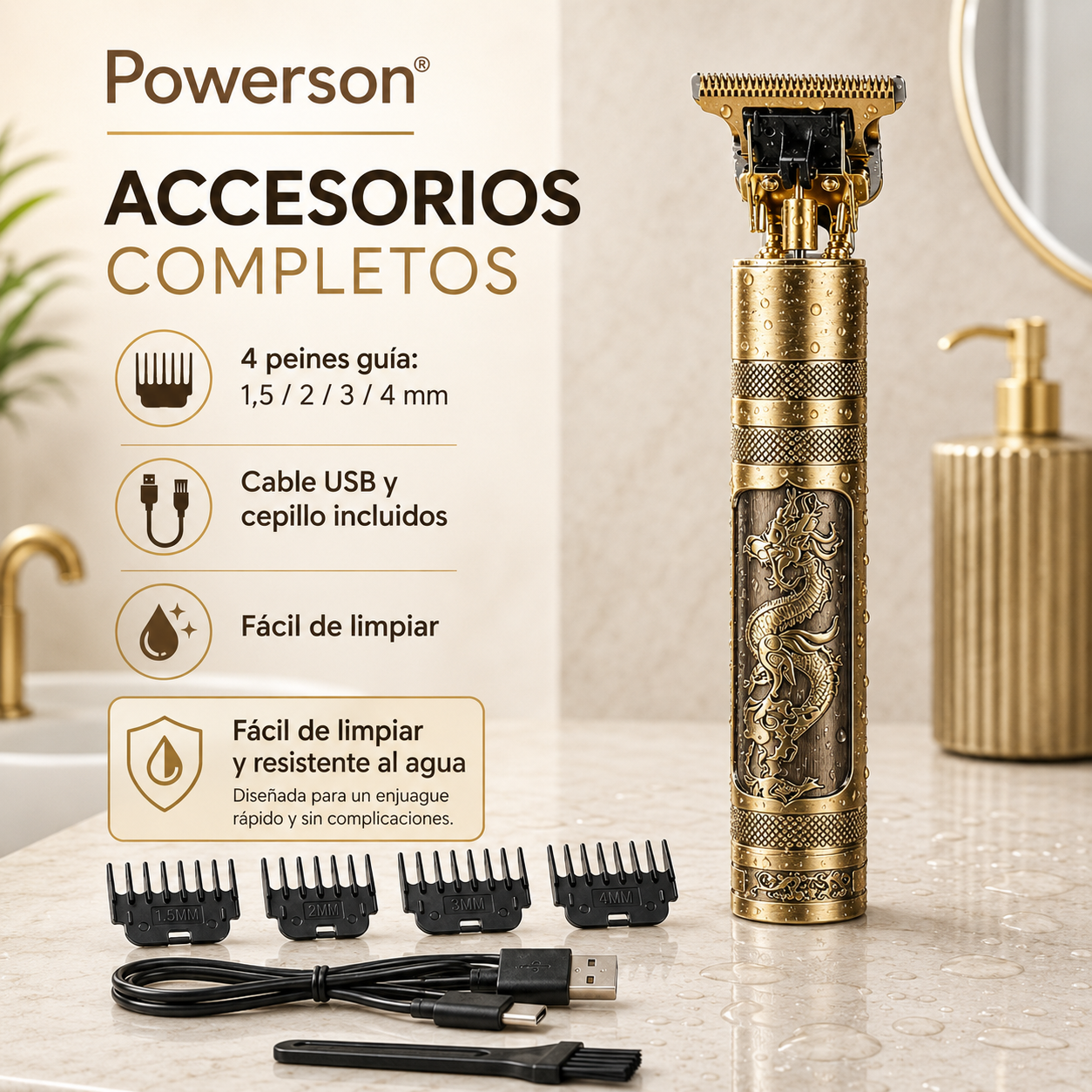 Maquina profesional cortapelo Powerson®