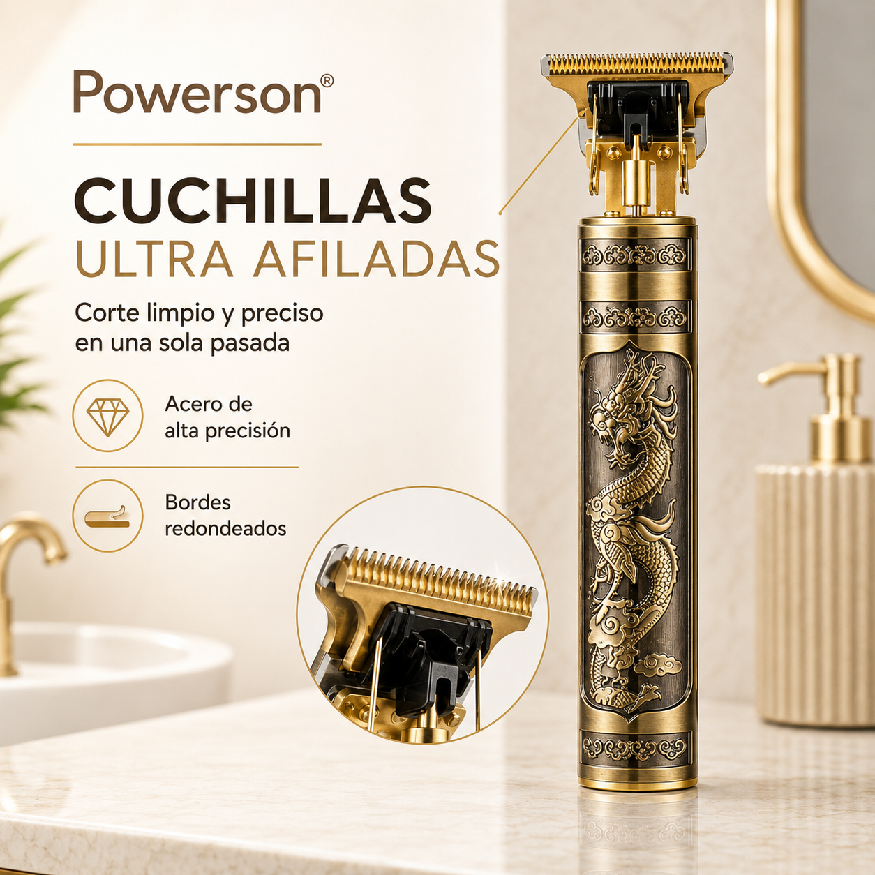 Maquina profesional cortapelo Powerson®