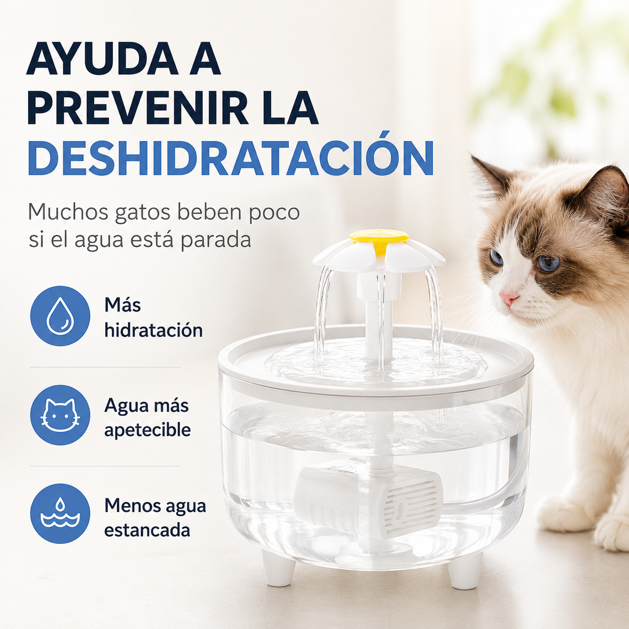 Fuente Bebedero para gatos iCats®