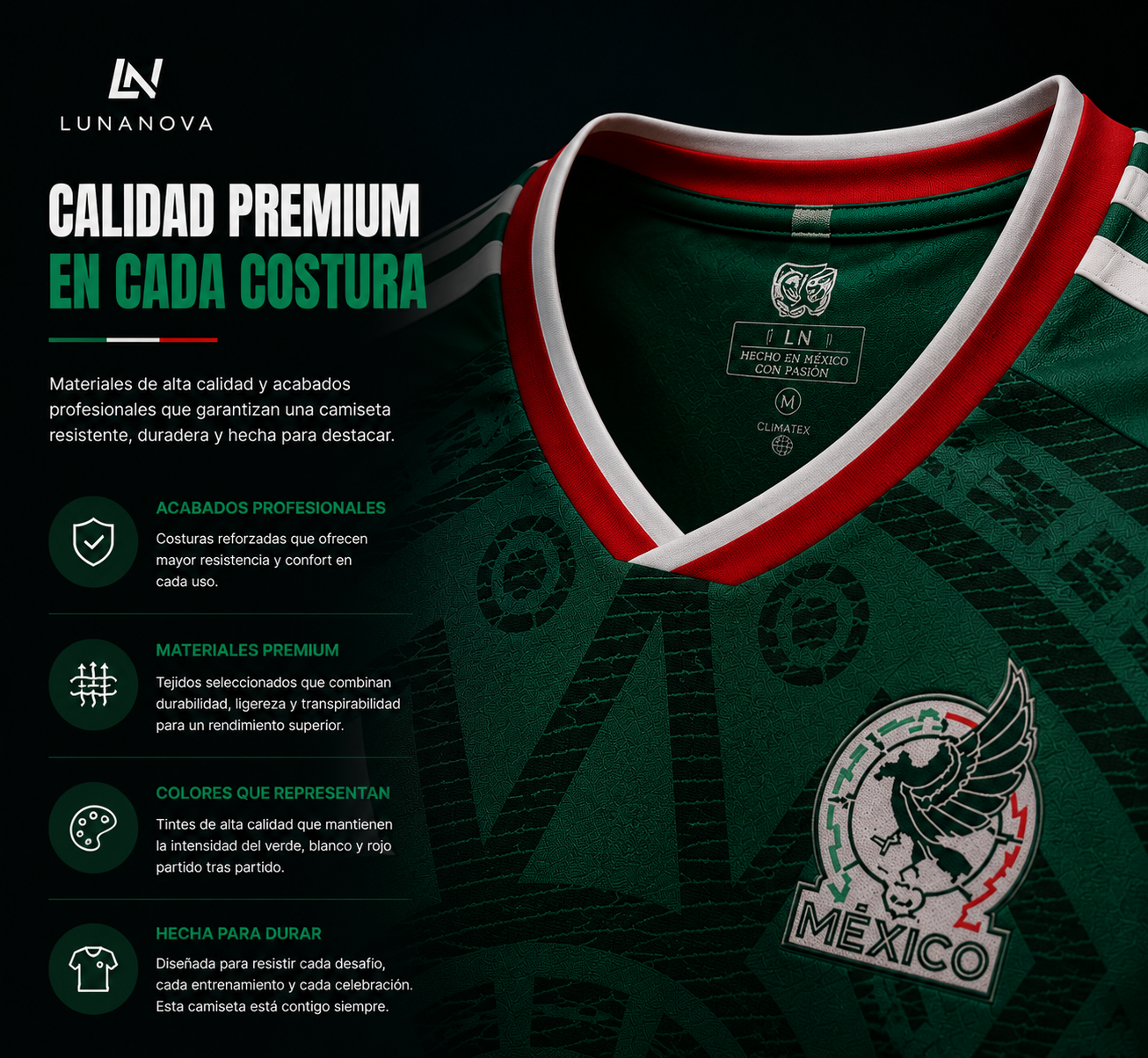 Camiseta Seleción México Hombre