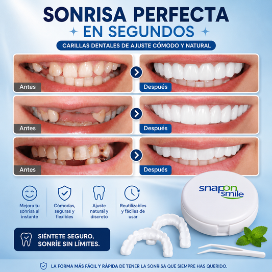 Recupera la confianza de sonreír en segundos